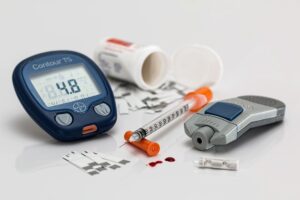 Hyperglycemia is the medical term for high blood sugar. It’s a condition in which the blood plasma has too much glucose.