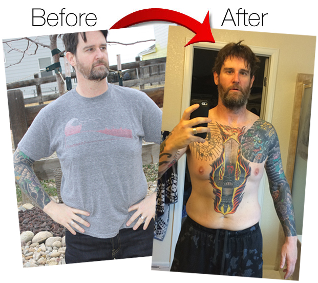 ryan before and after weight loss fort collins personal trainer
