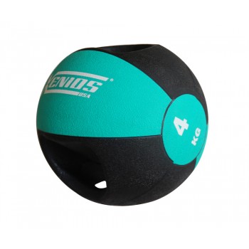 An example of a medicine ball. Medicine ball exercises are very beneficial in workouts.